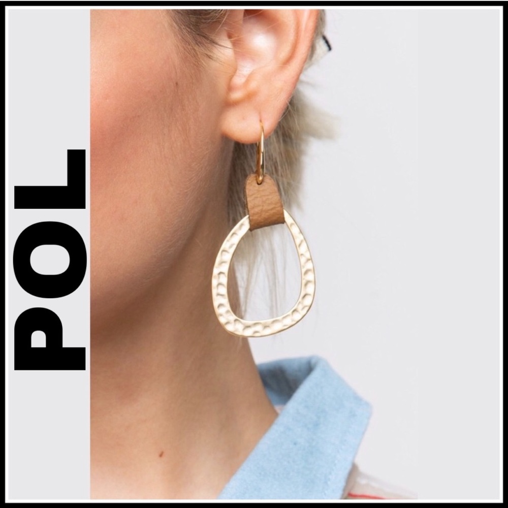 NEW! POL Aztec statement earrings